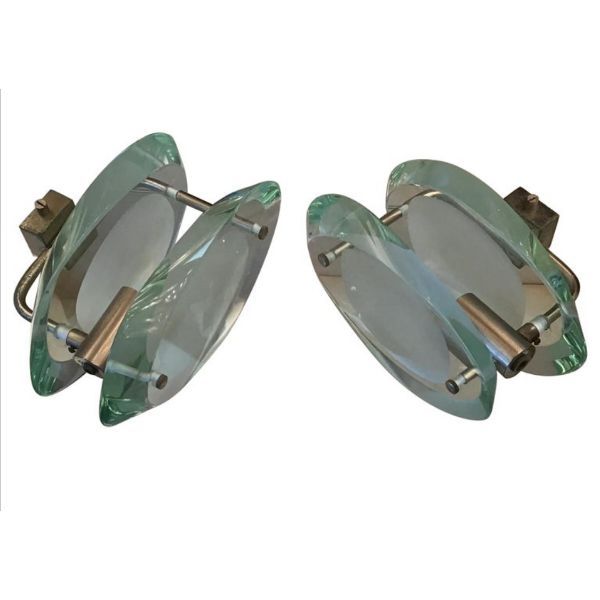 Set of 2 Max Ingrand wall lights, Fontana Arte  image