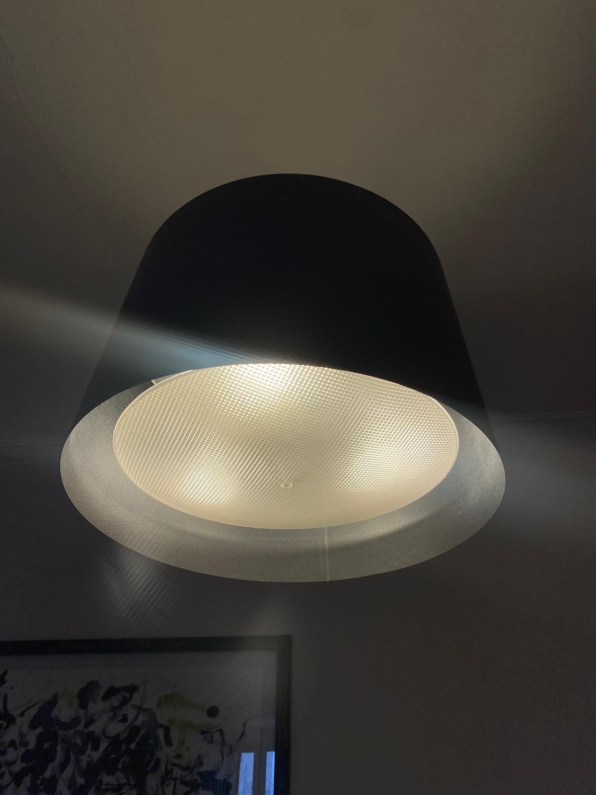 Lampada da soffitto Twiggi nera di Marc Sadler, Foscarini Defects