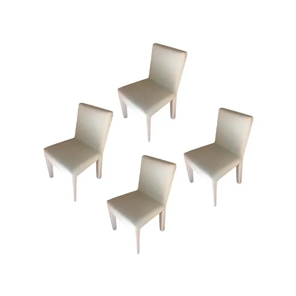 Set of 4 Panama chairs in marine green, B&amp;B Italia image