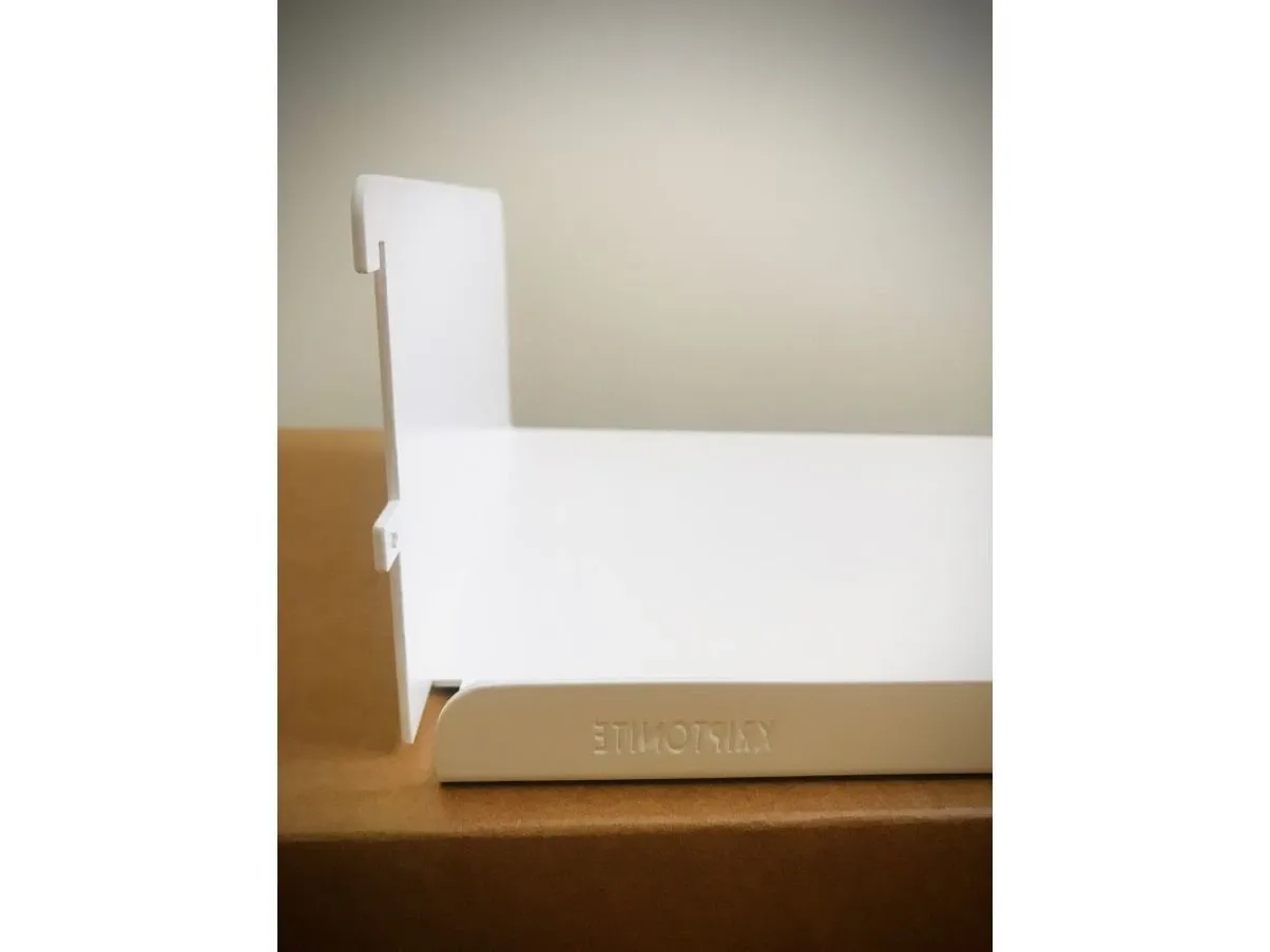 Mensola in alluminio bianco, Kriptonite 1
