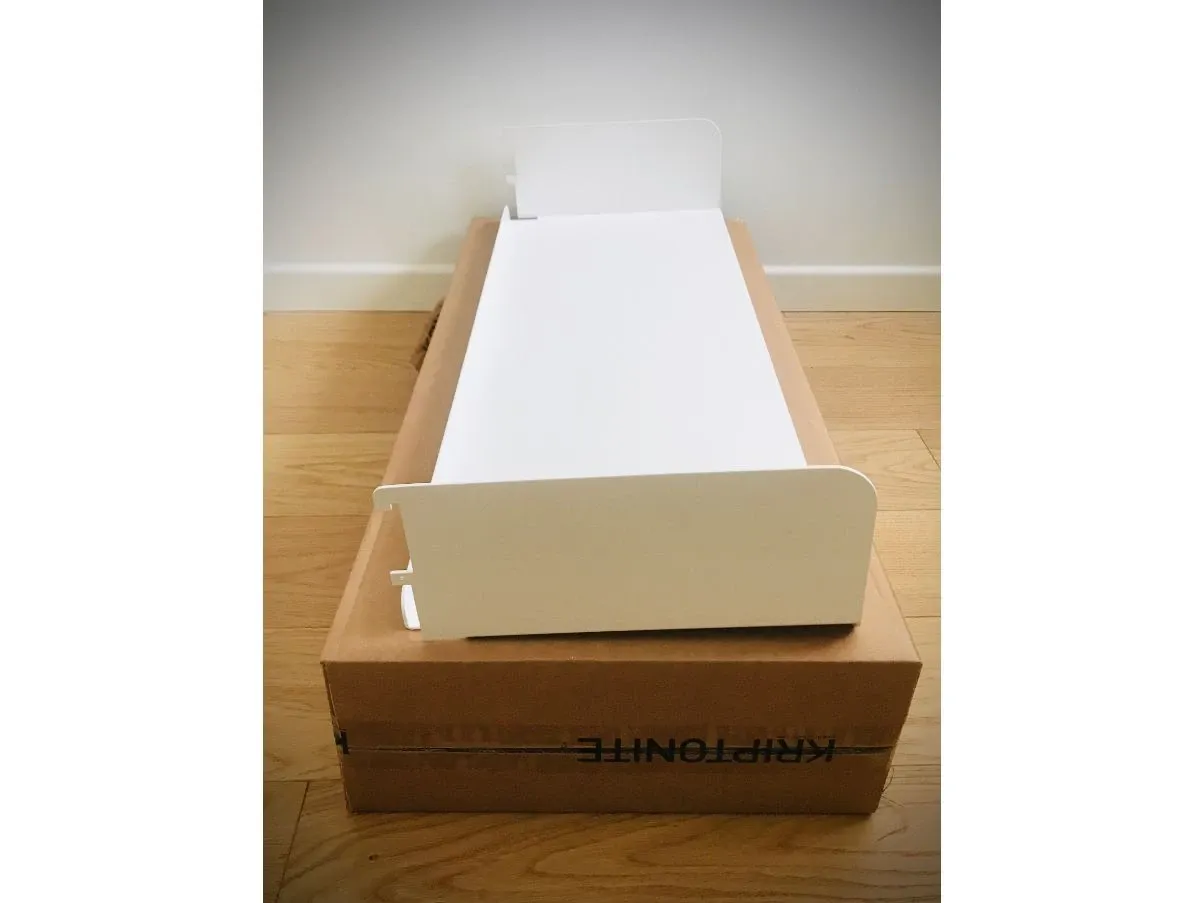 Mensola in alluminio bianco, Kriptonite 3