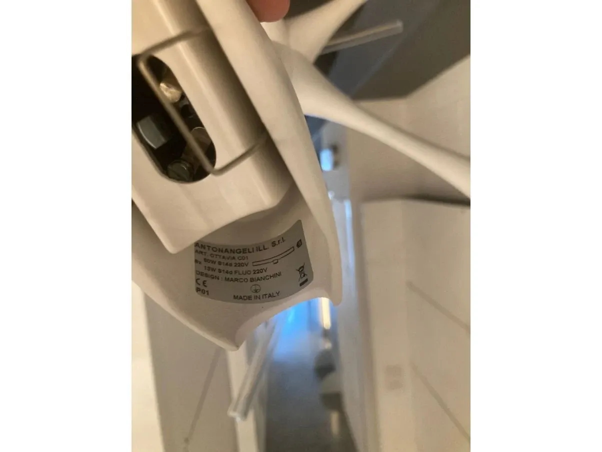 Lampada a sospensione Ottavia bianco, Antonangeli 1