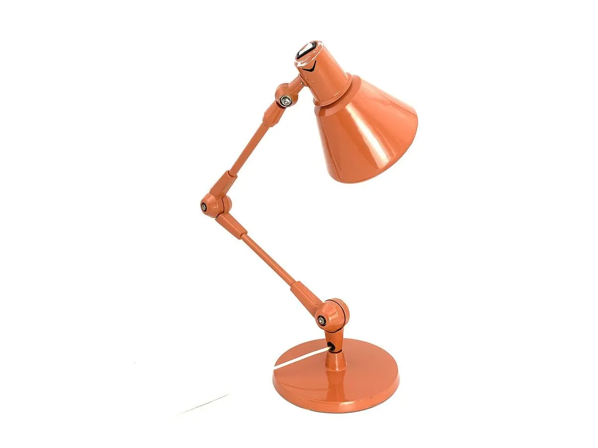Vintage Aure table lamp in aluminum (pink) 1