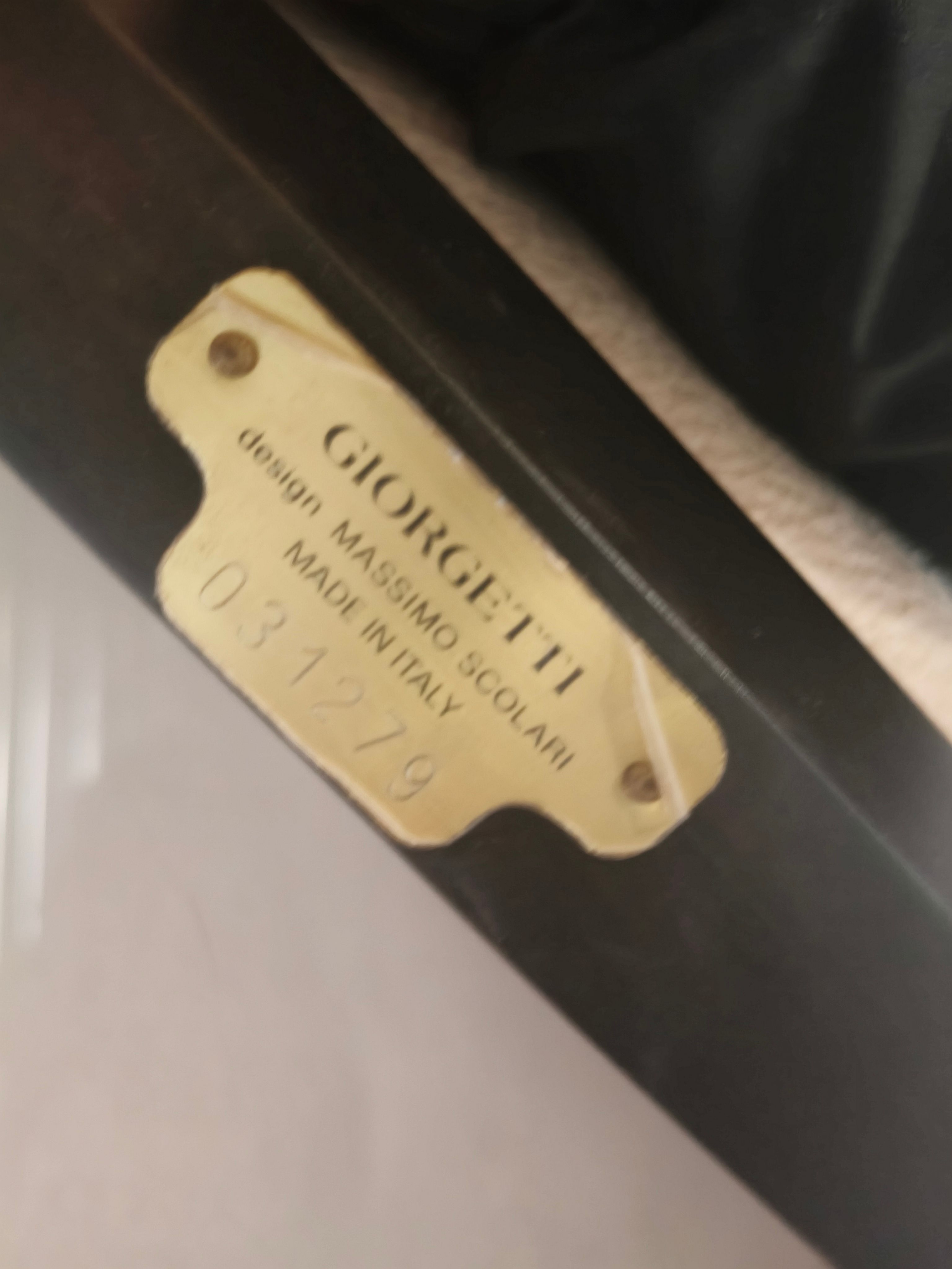 Set di 4 poltroncine Normal in pelle di Massimo Scolari Brand