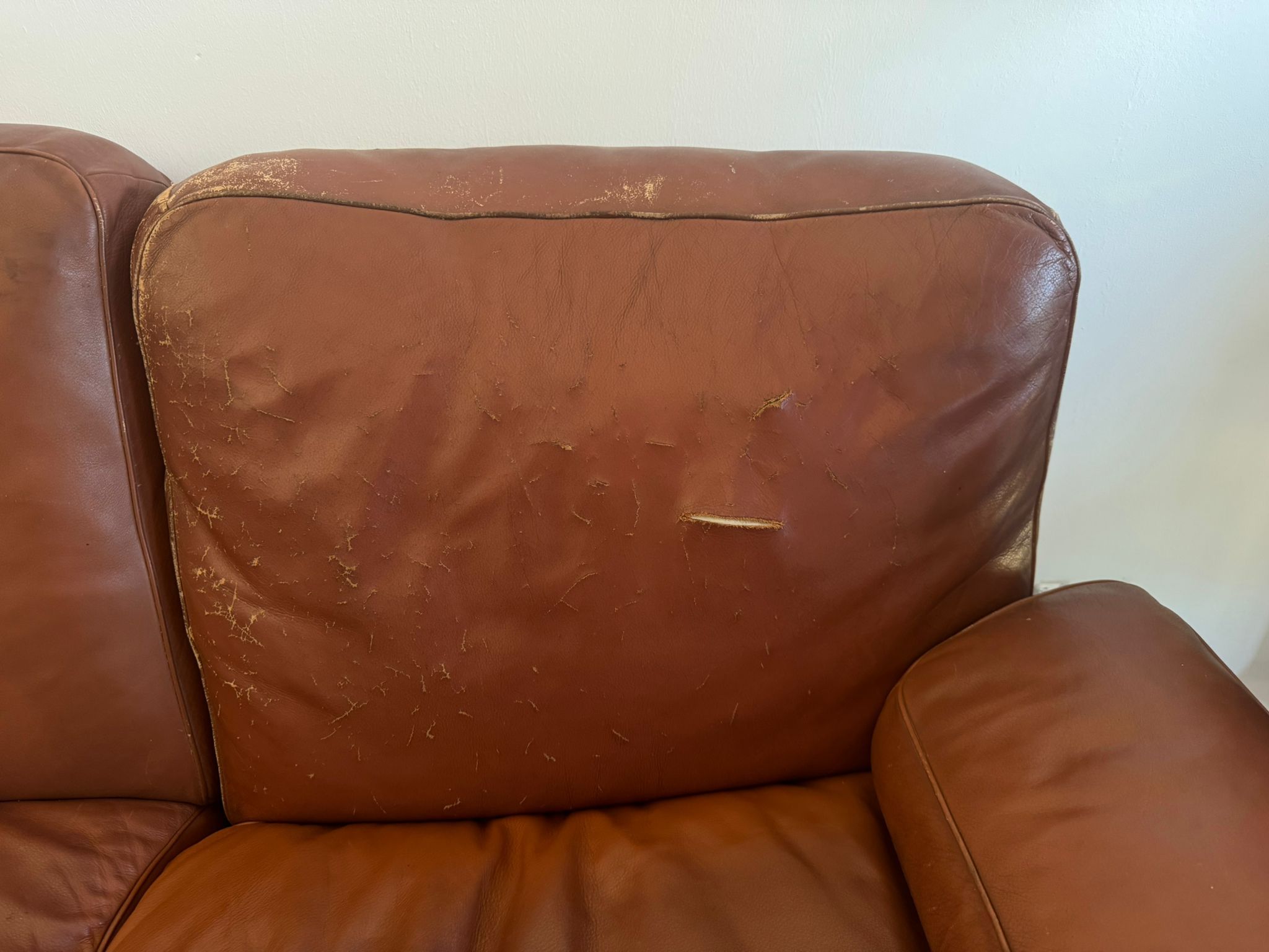 Set divano 3 posti e 2 posti in pelle  Defects