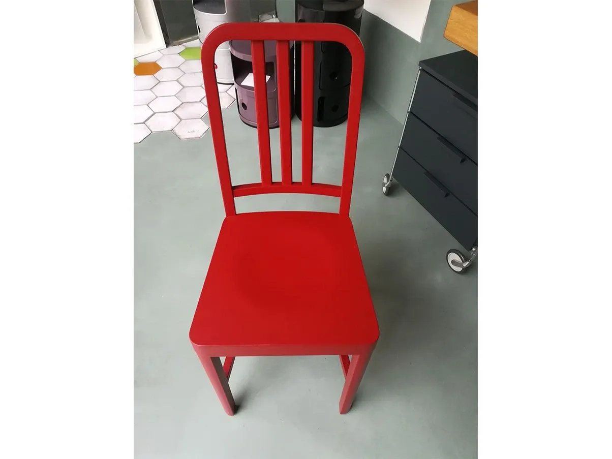 Iconic chair C02 Aldo Cibic beech wood (red) 2