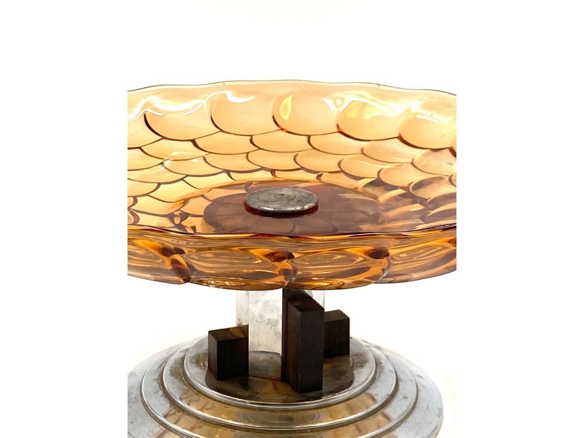 CENTROTAVOLA NINNA NANNA Design ARANCIONE - Acciaio Inox Doppia Parete Fatto A Mano