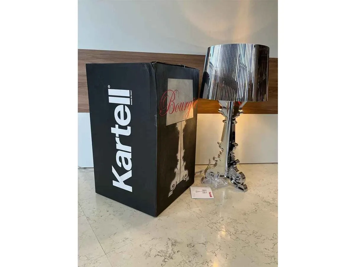 Lampada da tavolo Bourgie (argento), Kartell 
