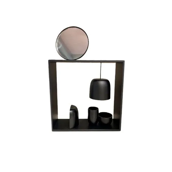 Lampada da tavolo Gaku Wire Bowl, Bookend, specchio (nero), Flos image