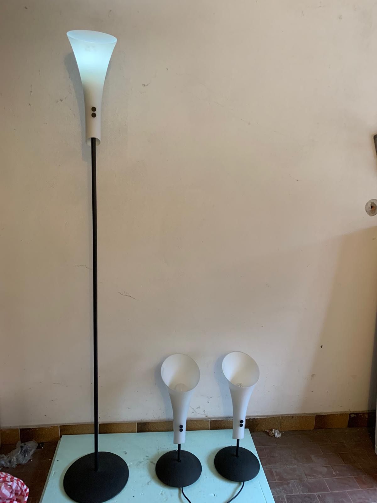 Set floor lamp and 2 bedside table lamps Contessina Main