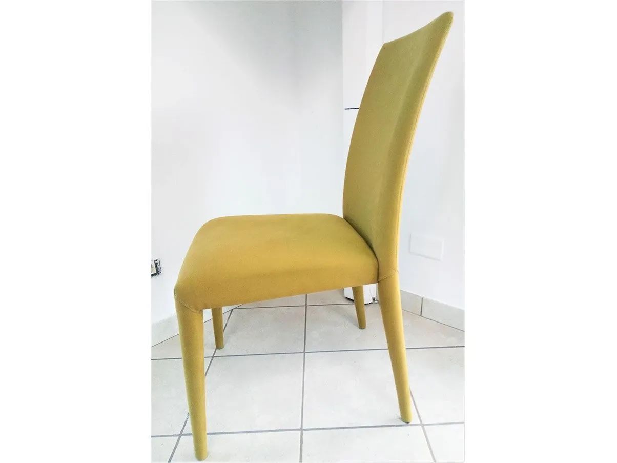 Set 2 sedie Anaïs in legno e tessuto (verde), Calligaris 2