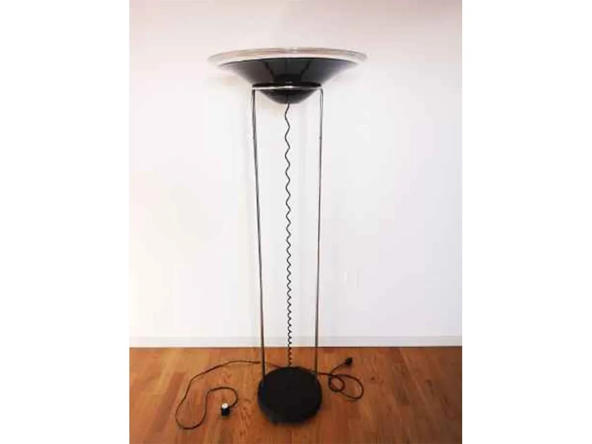 Melania floor lamp in opal glass 5