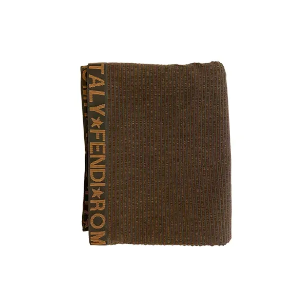Plaid realizzato in tessuto (marrone), Fendi image