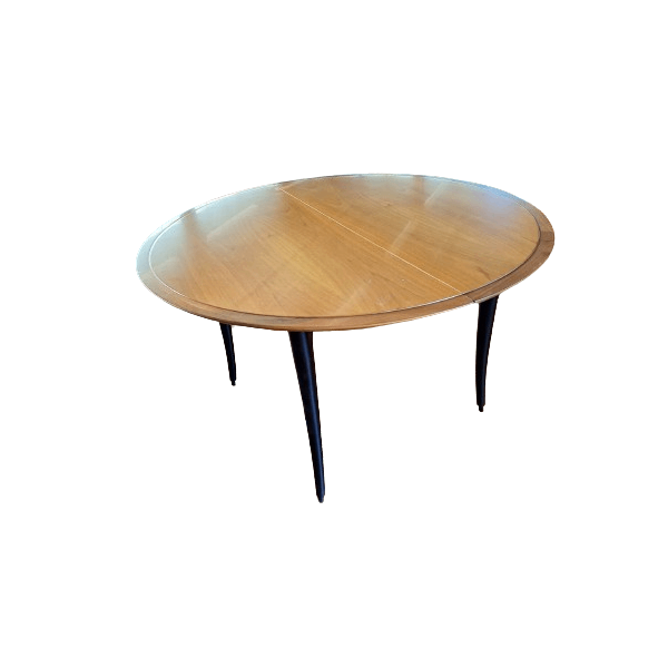 Progetti round table in walnut, Giorgetti image