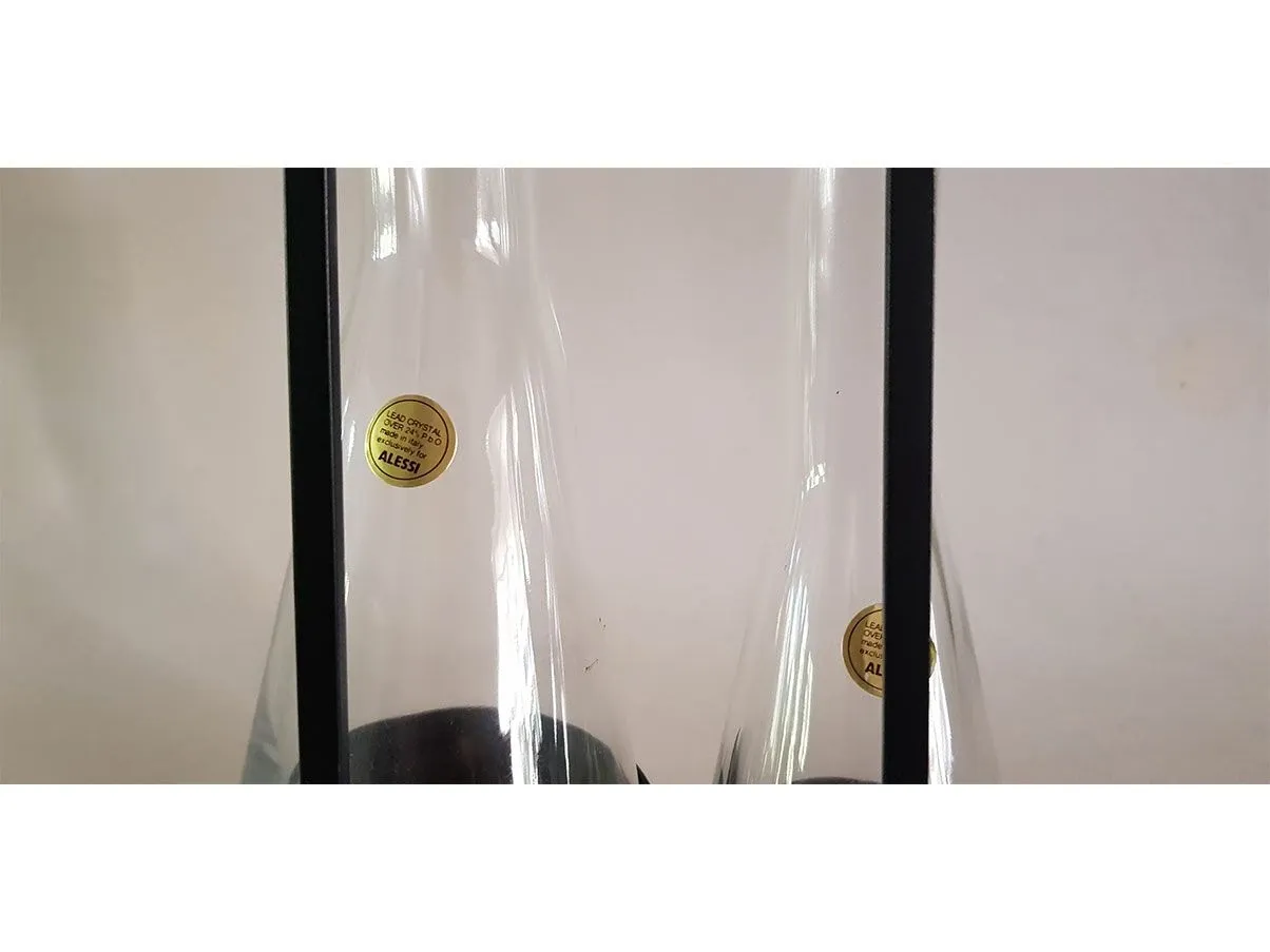 Oil, vinegar and tray set AC01 and AC02 (black), Alessi 