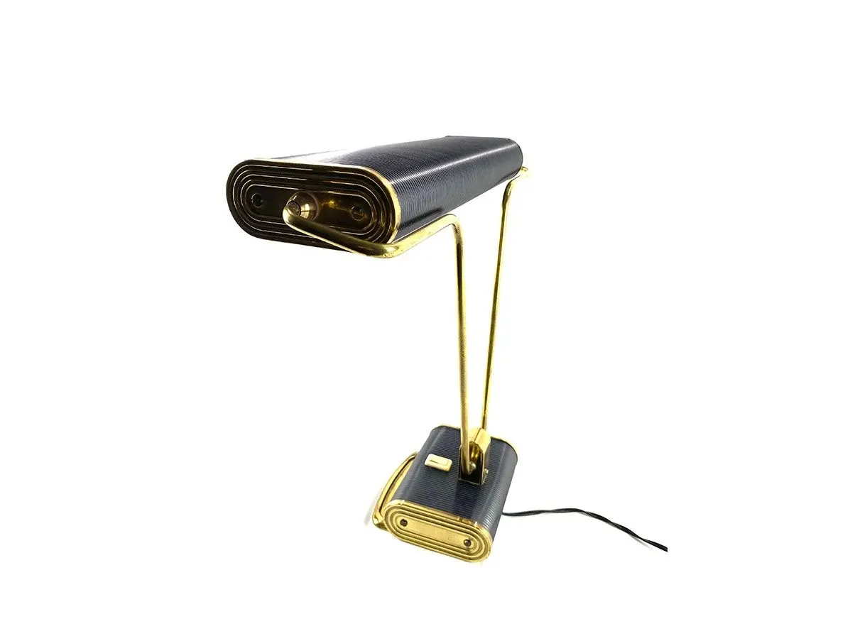 N71 Brass Table Lamp by Eileen Gray (1930s) 8