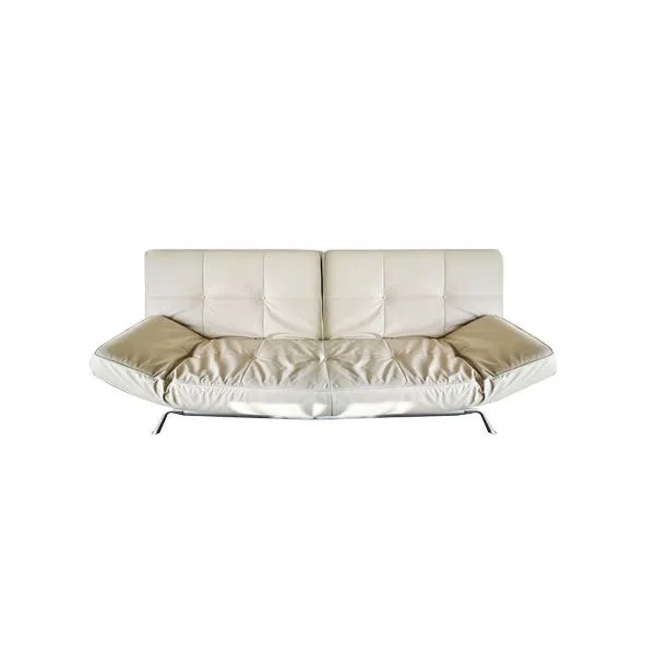 Divano letto Smala regolabile in pelle (bianco), Ligne Roset image