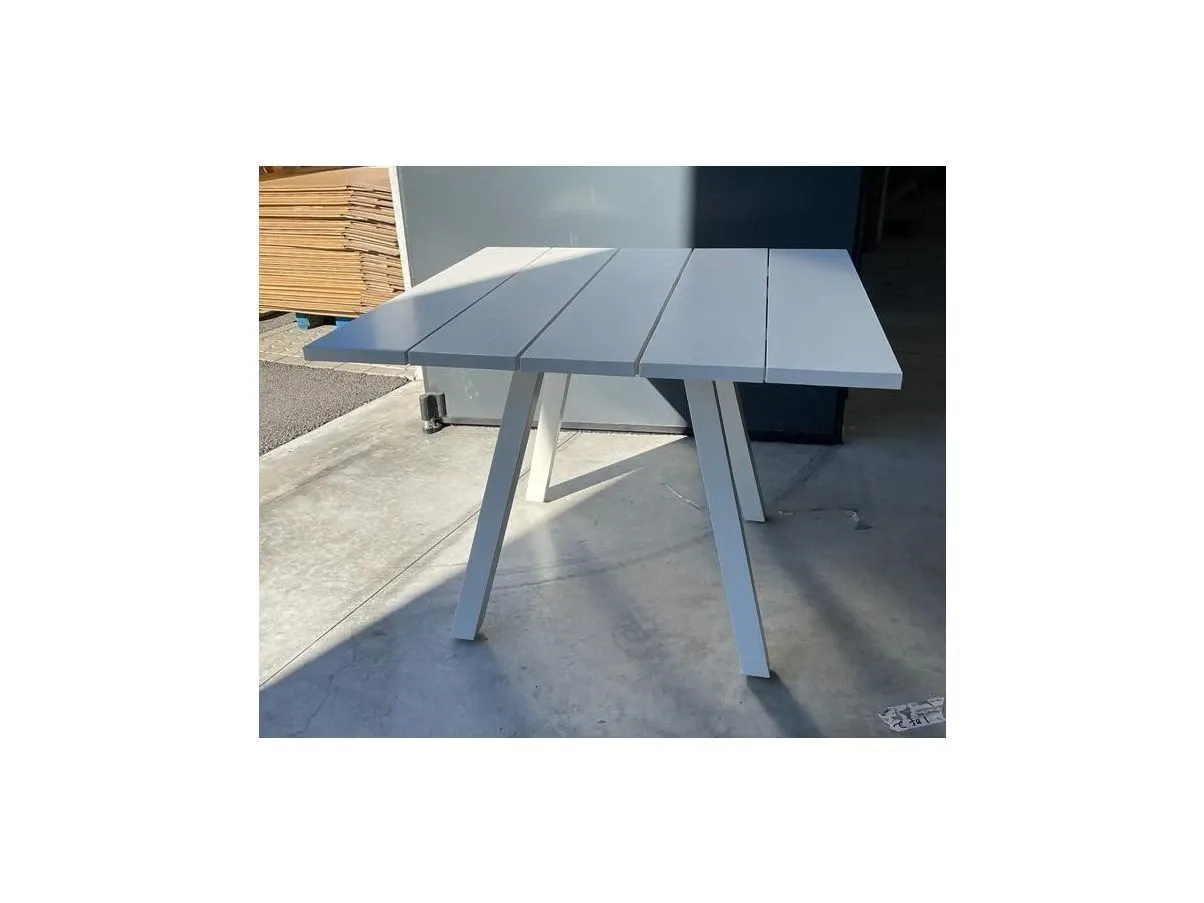 Set tavolo quadrato e 4 sedie di Paolo Navone, Janus et Cie  7