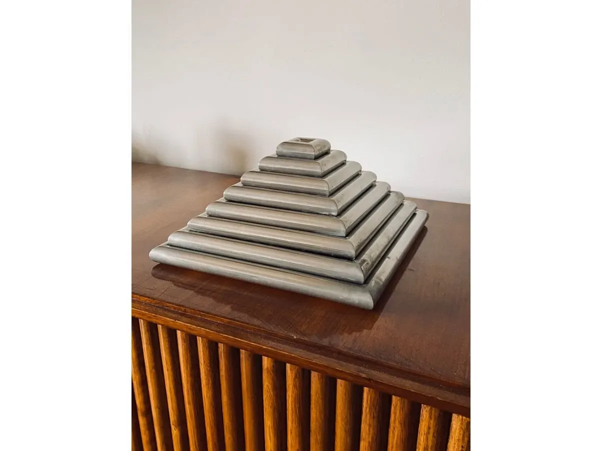 Vintage Stacked Trays Sculpture (1970s) 2