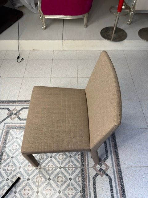 Coppia di sedie da pranzo Fly in tessuto (beige) Main