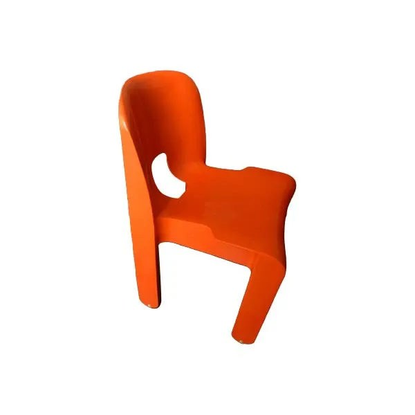 Sedia 860 di Joe Colombo in plastica (arancione) Kartell 