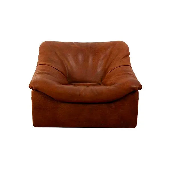 Vintage DS-46 armchair in brown leather (1960s), De Sede image