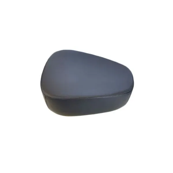 Large Fjord pouf in dark grey leather (Urquiola), Moroso image