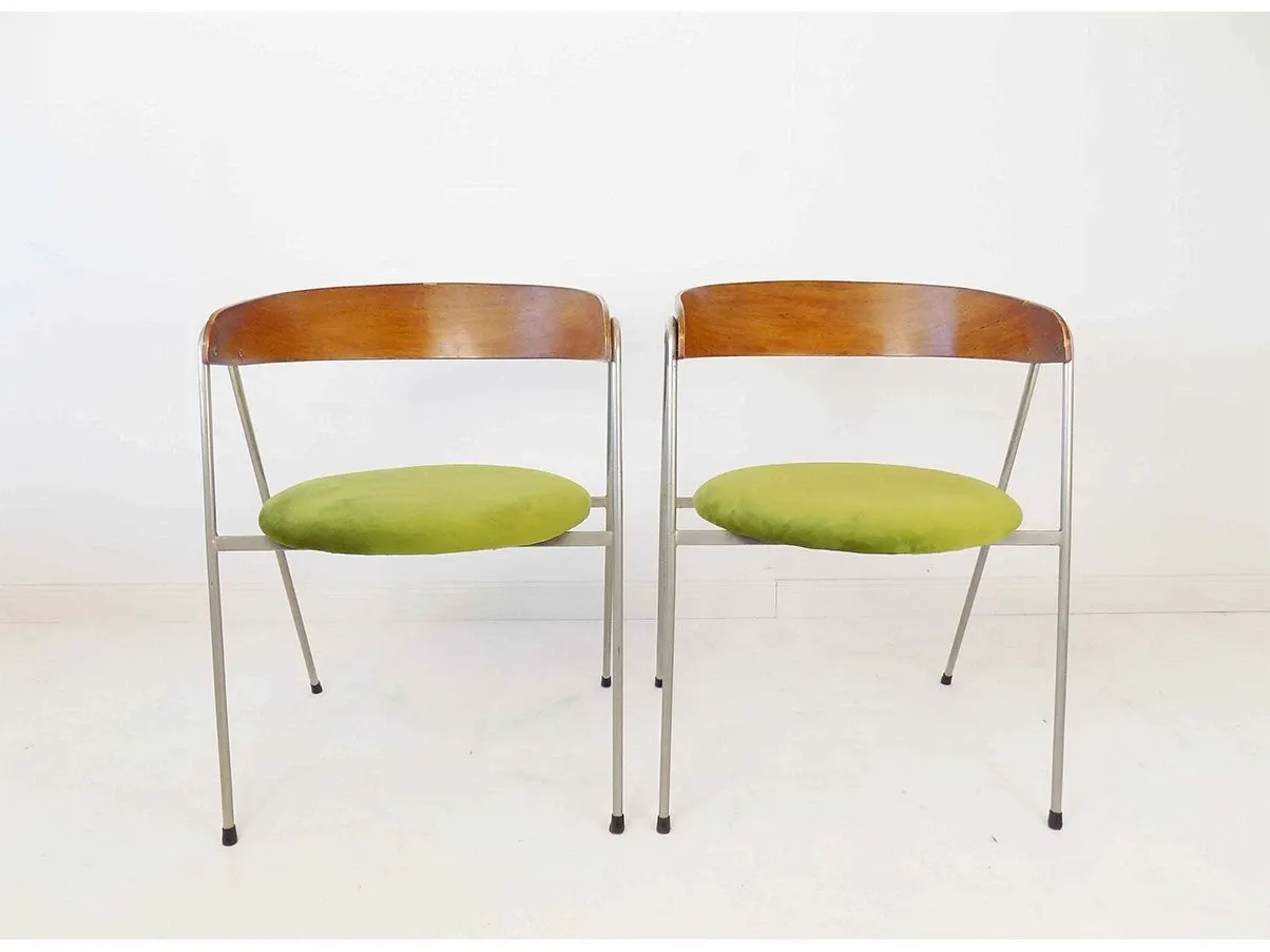 Set of 2 702/2 chairs by Roland Rainer 2