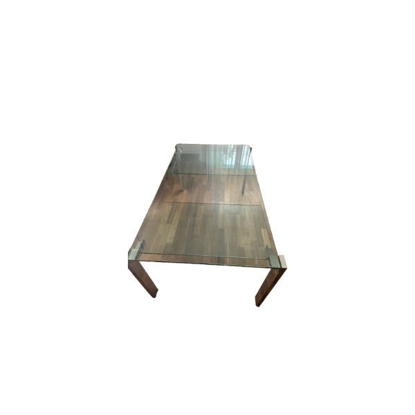 Extendable livingstone glass table by Giulio Mancini, Tonelli image