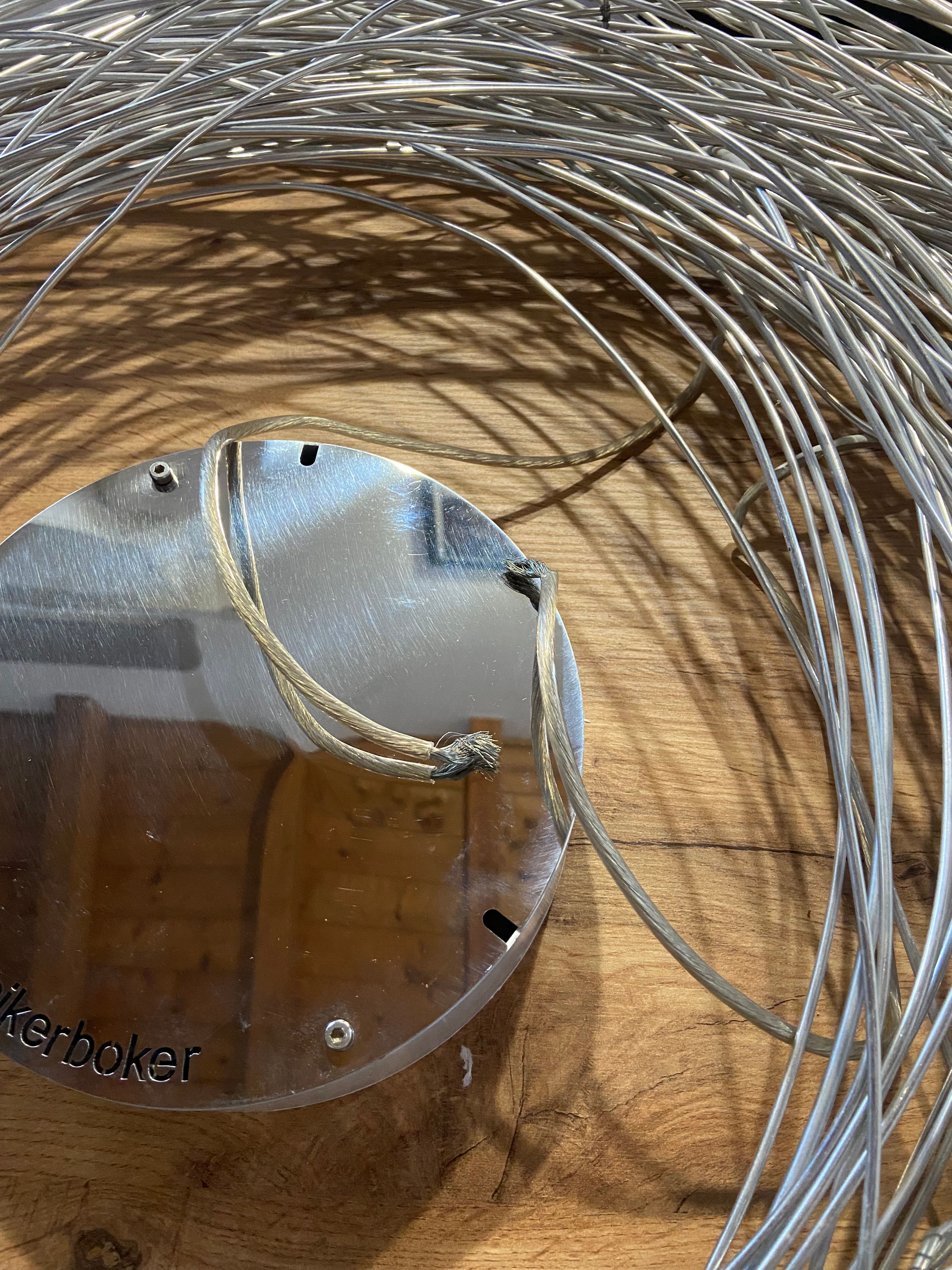 Hängelampe Confusione Pl100 aus Aluminium von Luigi Ranica Defects