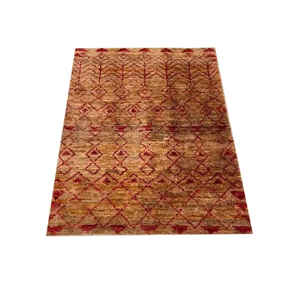 Tappeto rettangolare Jute 45366 stile etnico in juta, Cabib 