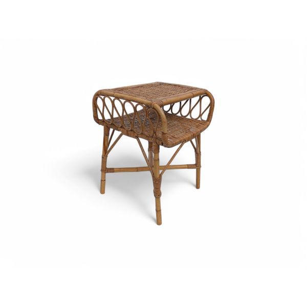 Bamboo wood coffee table (60s), image