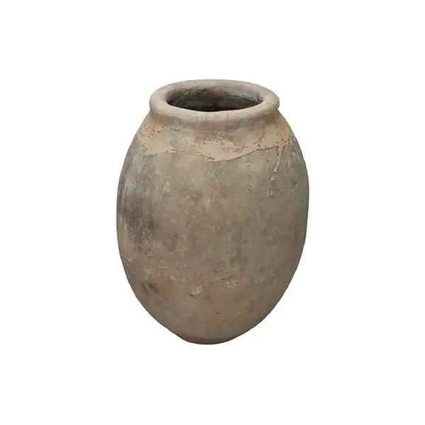 Vintage beige terracotta vase ('800), image