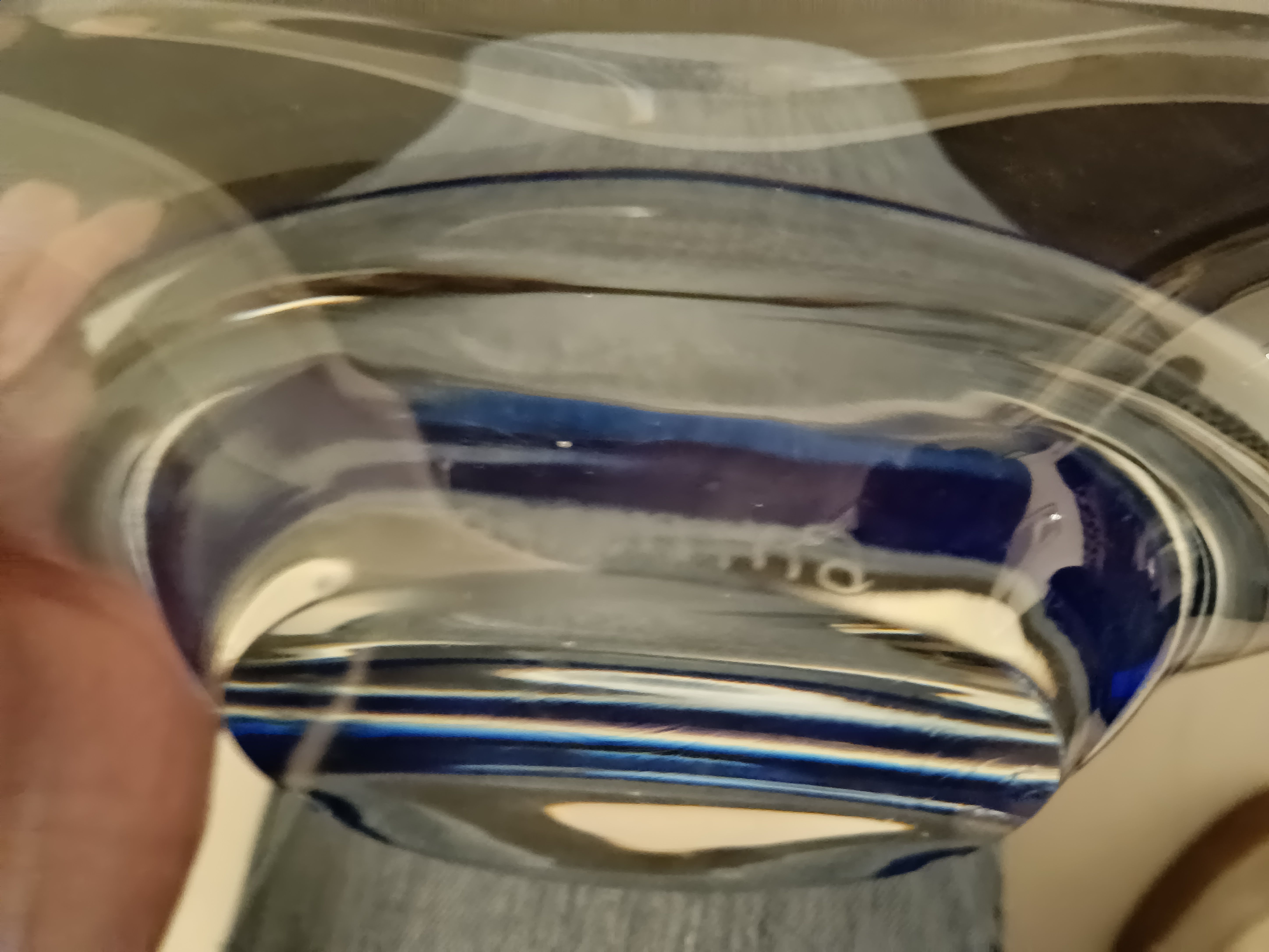 Alzado de vidrio de Murano (años 30) Defects