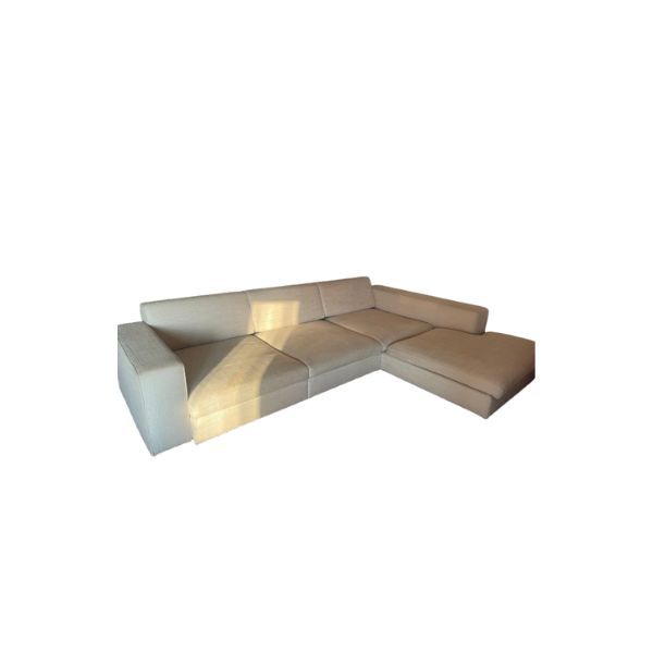 Divano 4 posti Turner in tessuto grigio, Molteni&C image
