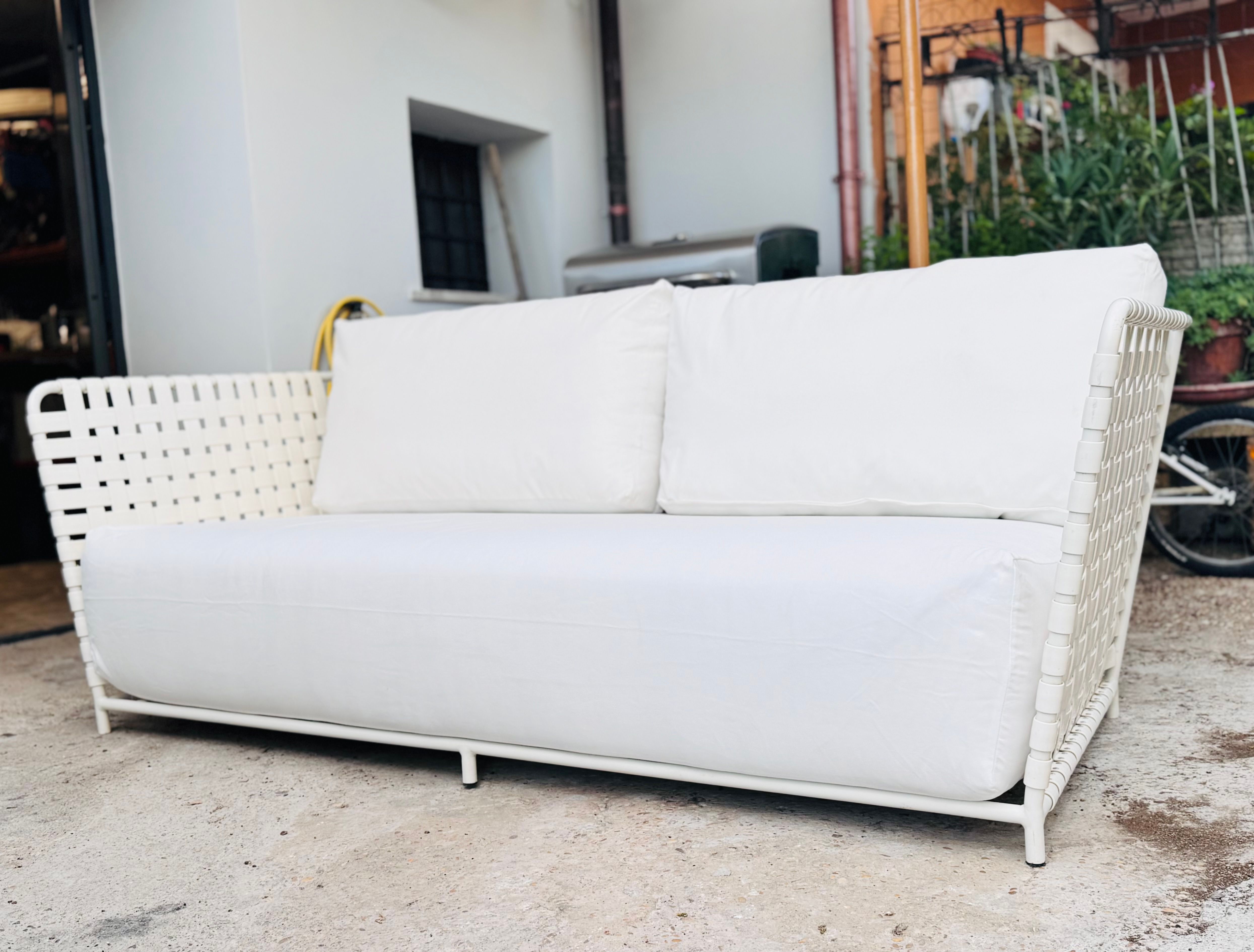 Divano 3 posti Inout 803 colore bianco di Paola Navone Main