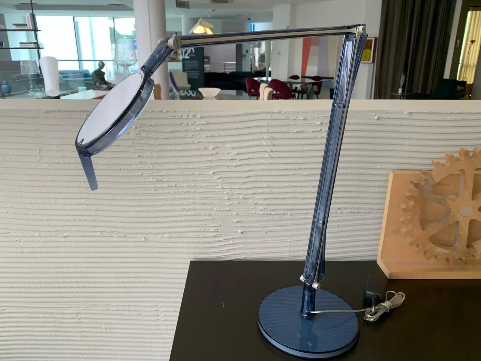 Aledin Tec Blue Table Lamp Main