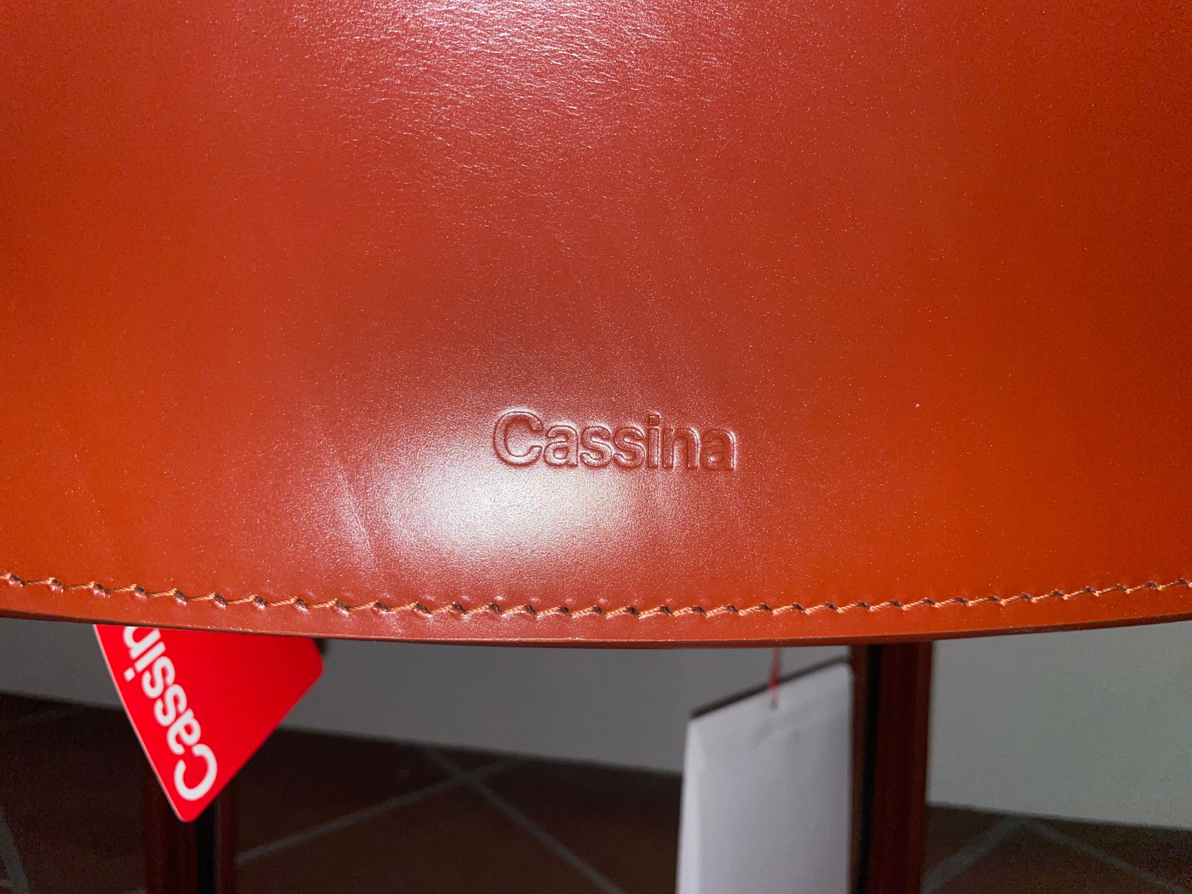 CAB 412 Leather Chair by Mario Bellini Brand