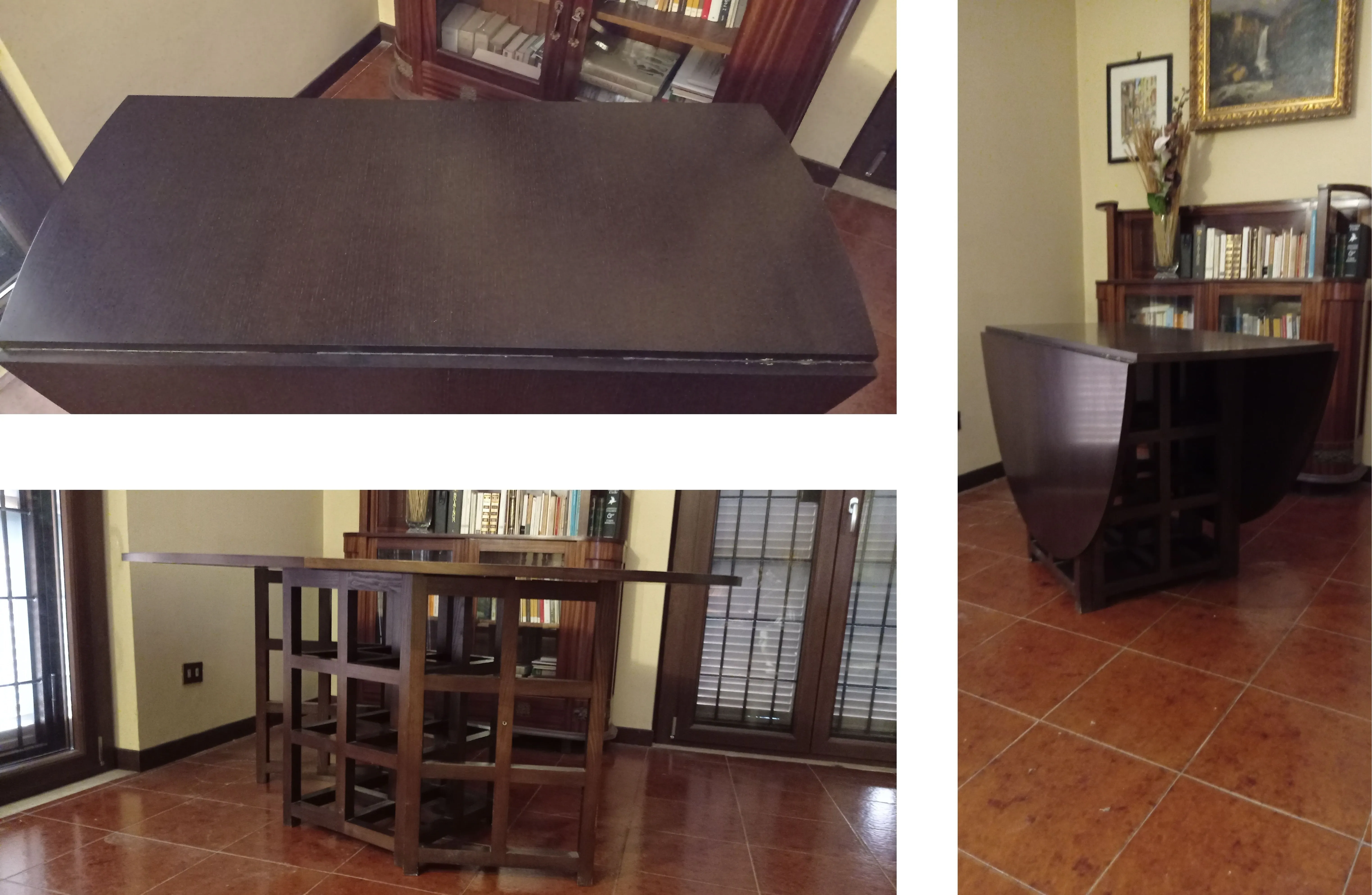 Tavolo DS1 in legno marrone di Charles R. Mackintosh, Cassina 5