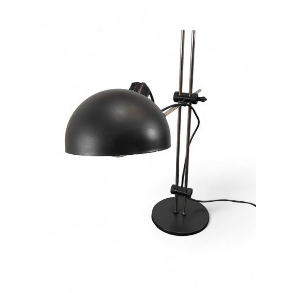 Vintage black steel table lamp (1960s), Gammalux image