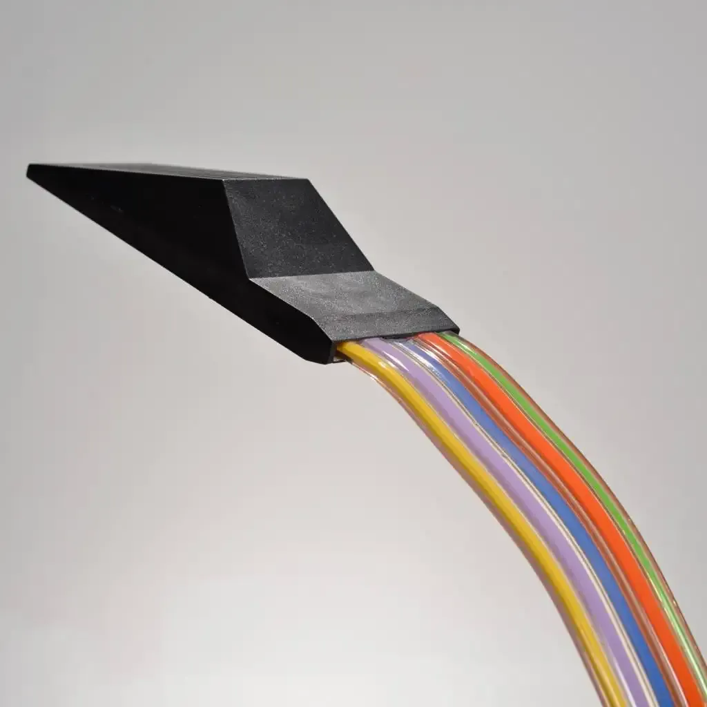 Lampada da tavolo Nastro multicolore di Alberto Fraser (anni '80) Main