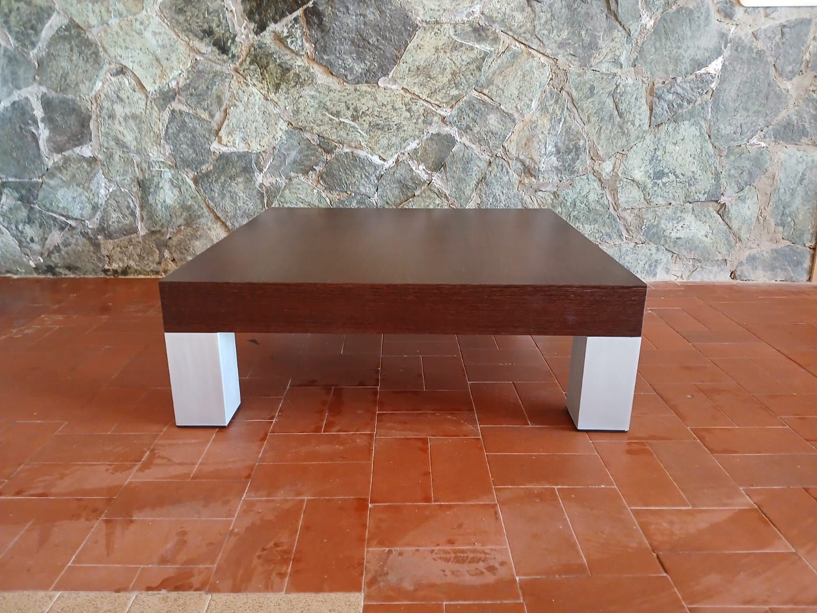 Classic Square Coffee Table by Afra and Tobia Scarpa Front