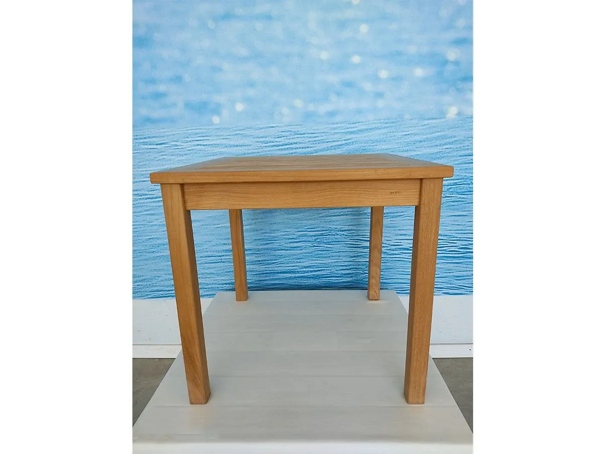Lloyd square table for outdoors in teak wood, Unopiù 1
