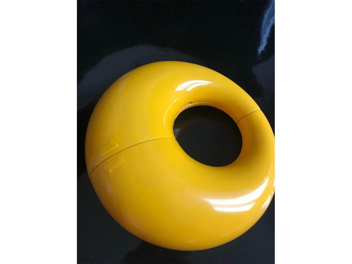 Radio vintage Toot-A-Loop in plastica (giallo) 4