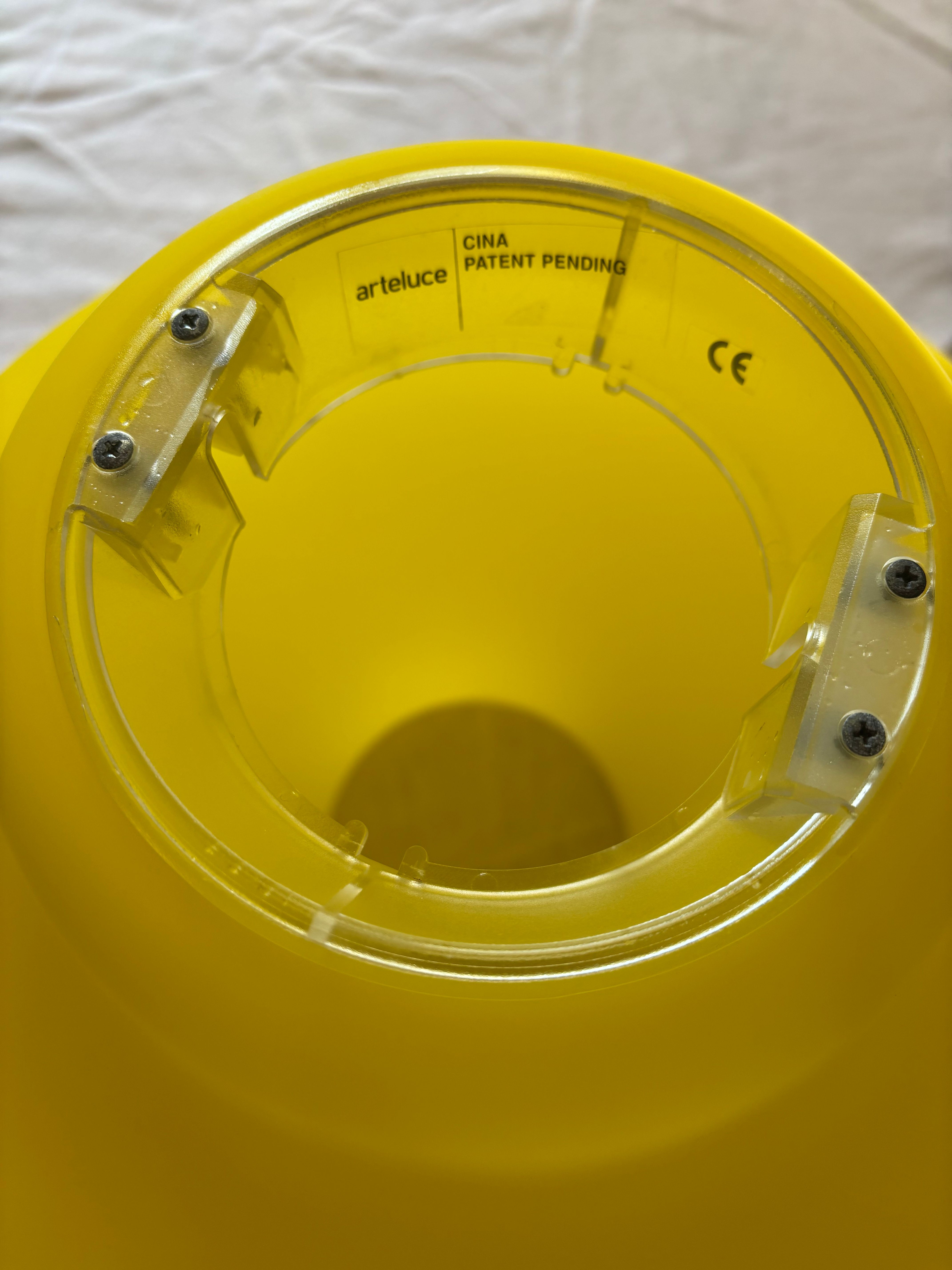 China Yellow Glass Pendant Lamp by Rodolfo Dordoni Brand