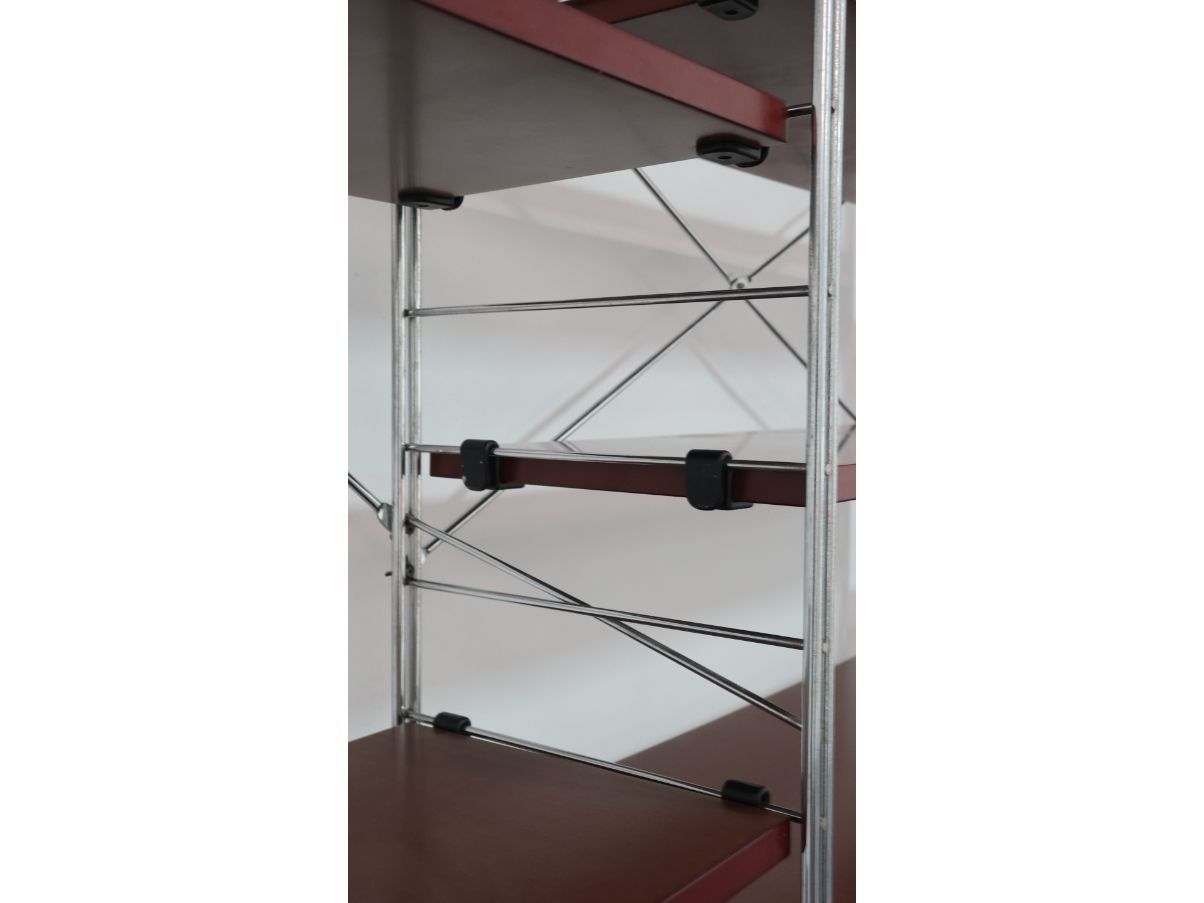 Modular Wooden Floor Bookcase (1980s Vintage) Optional7