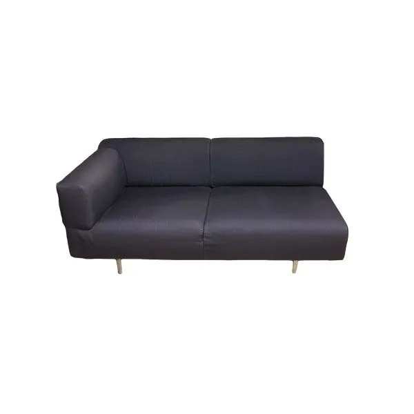 2 seater sofa Met 250 with fabric armrest (blue), Cassina 5