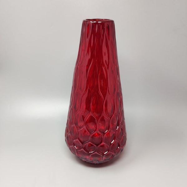 Red Murano glass vase (60s), Ca' dei Vetrai image