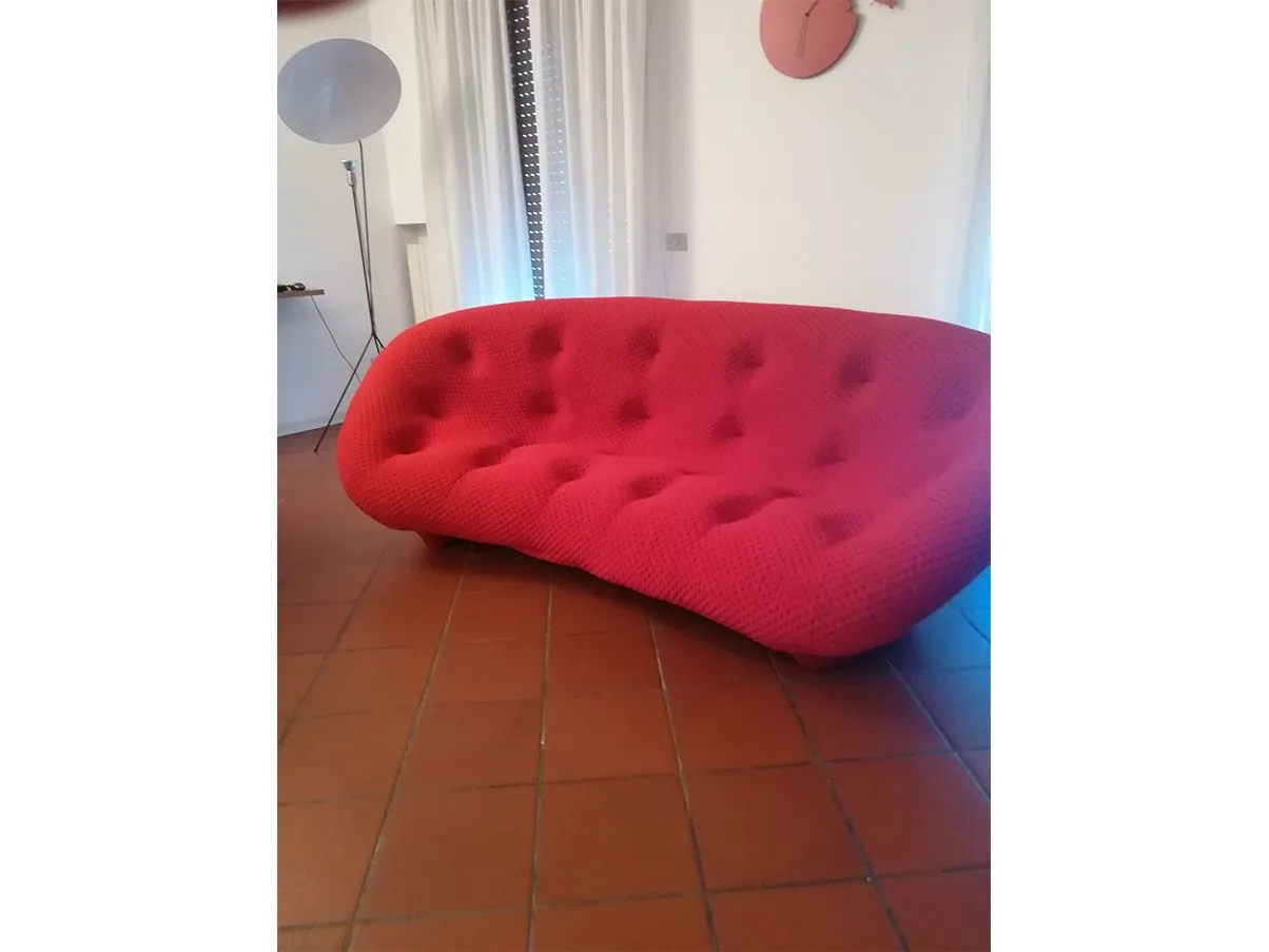 Divano 4 posti Ploum High Back tessuto (rosso), Ligne Roset 5