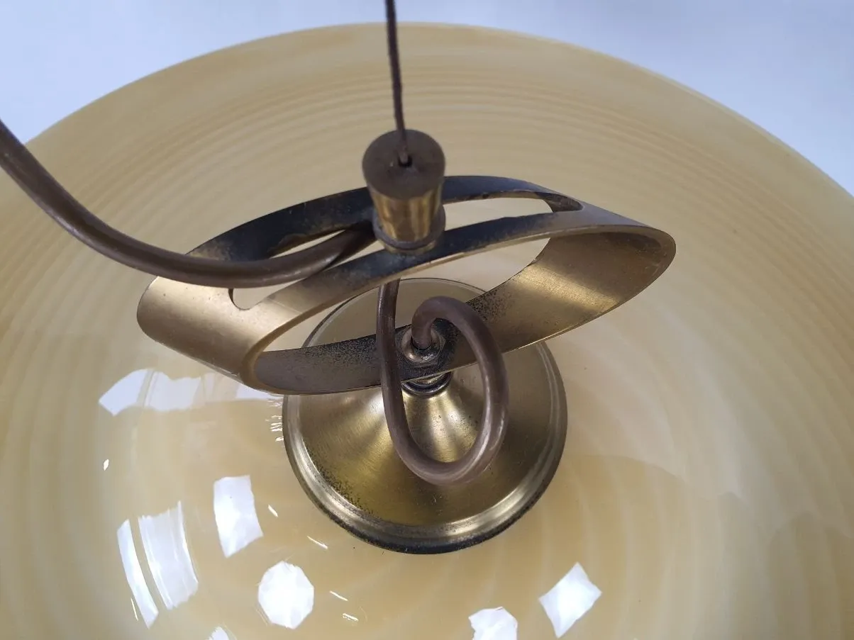 Lampada a sospensione in vetro di Murano (anni'70), 9